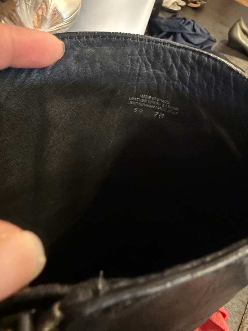 トリーバーチのレザーブーツ