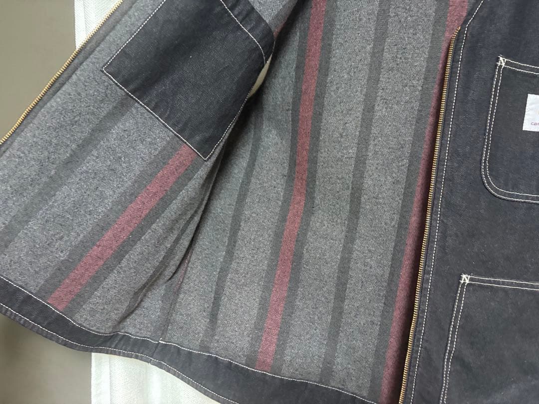 Carhartt ブラックデニムベスト Lサイズ