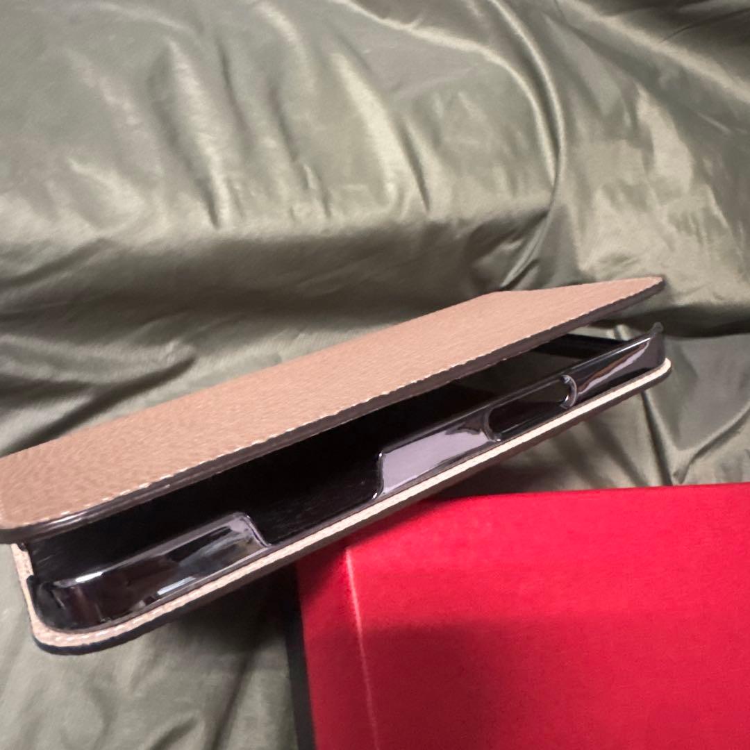 BONAVENTURA iPhone17proMAX用　手帳型ケース　色エトープ