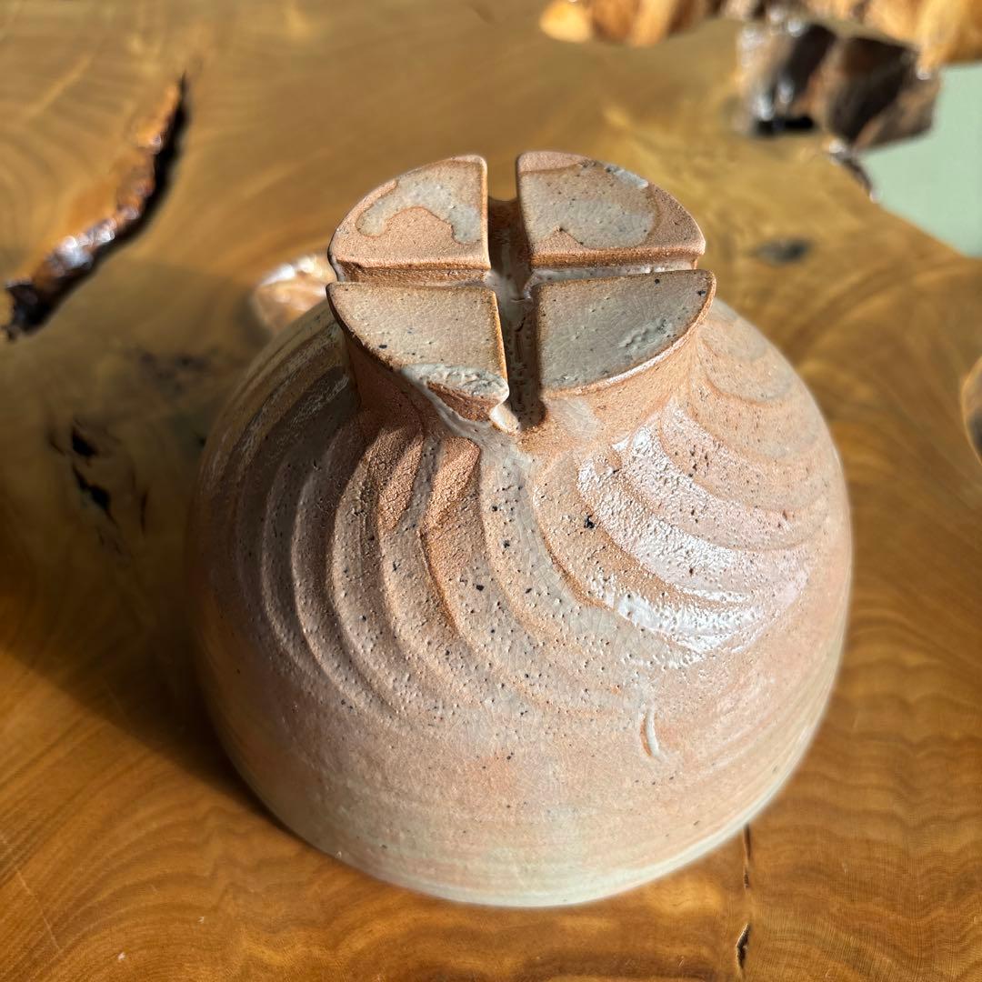 御本 割高台 堀野証嗣造 抹茶碗 茶道具 共箱