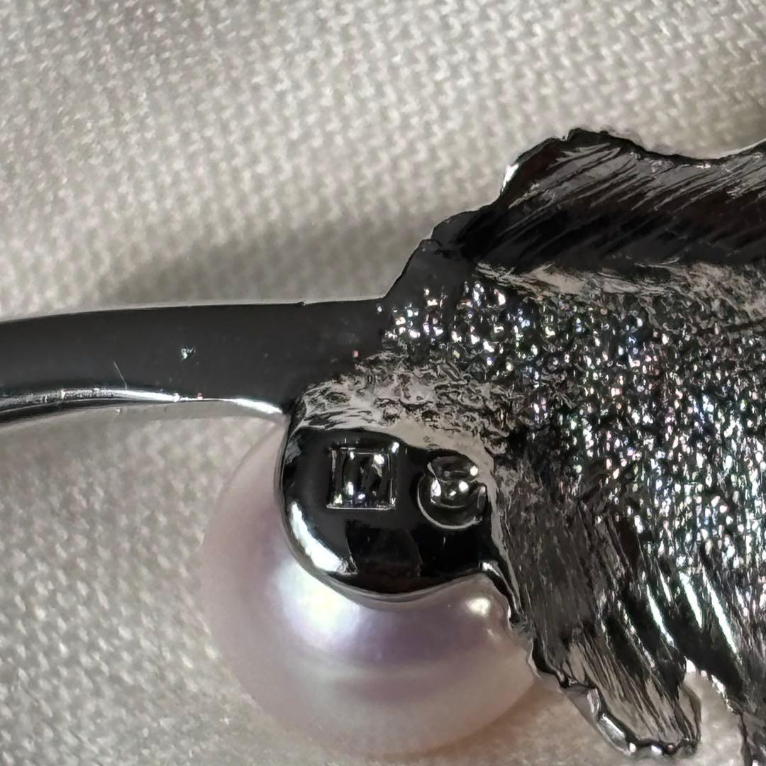 極美品　TASAKI　ブローチ 2点セット　田崎 真珠 パール シルバー 羽
