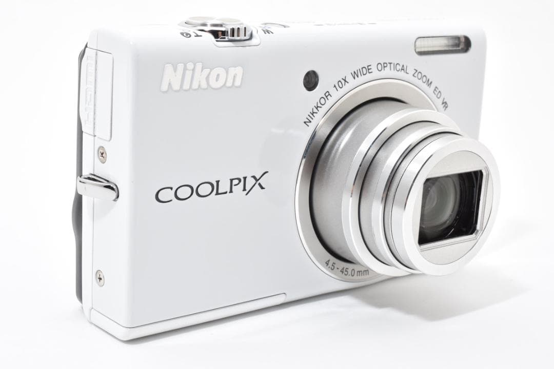動作品Nikon COOLPIX S6200ニコン　デジカメ　ホワイト#959