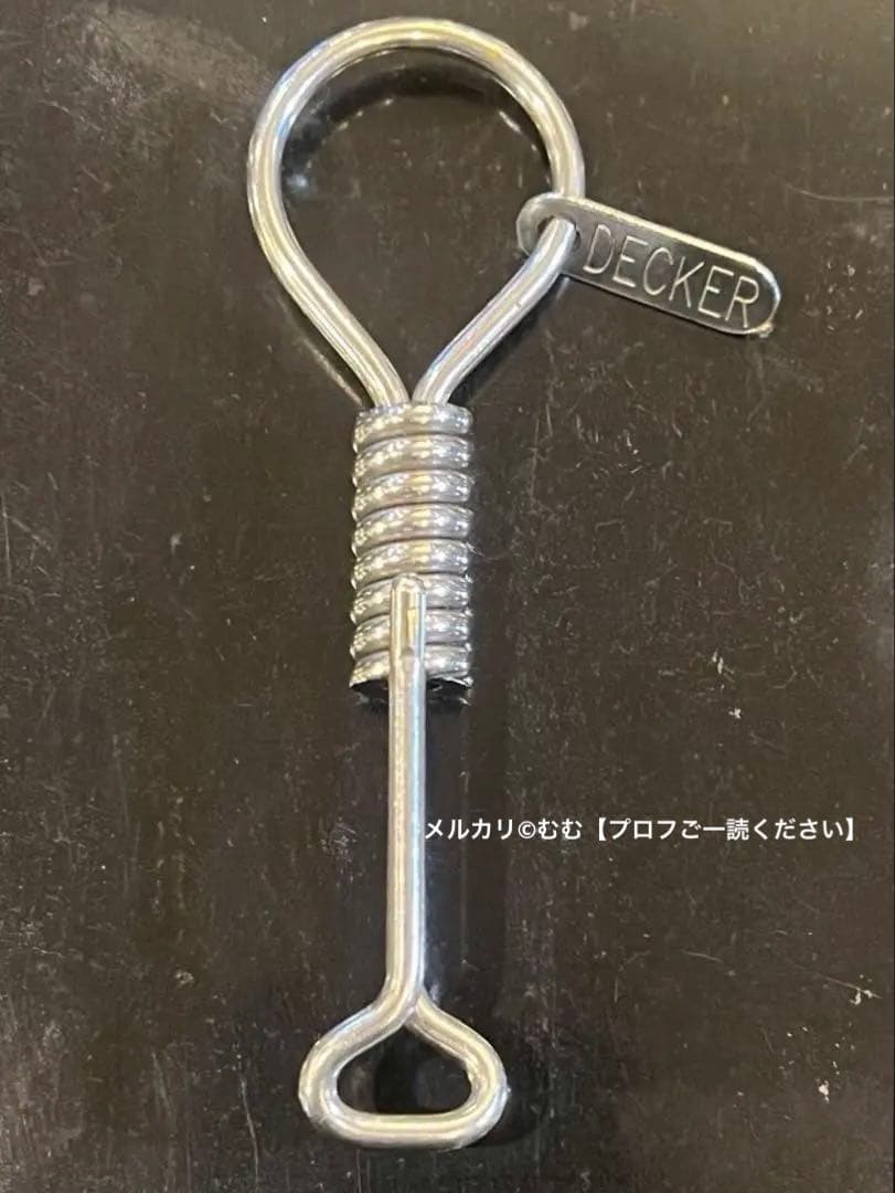 【初期型/プレート付き】JEFF DECKER ハングヌーズ キーチェーンフック