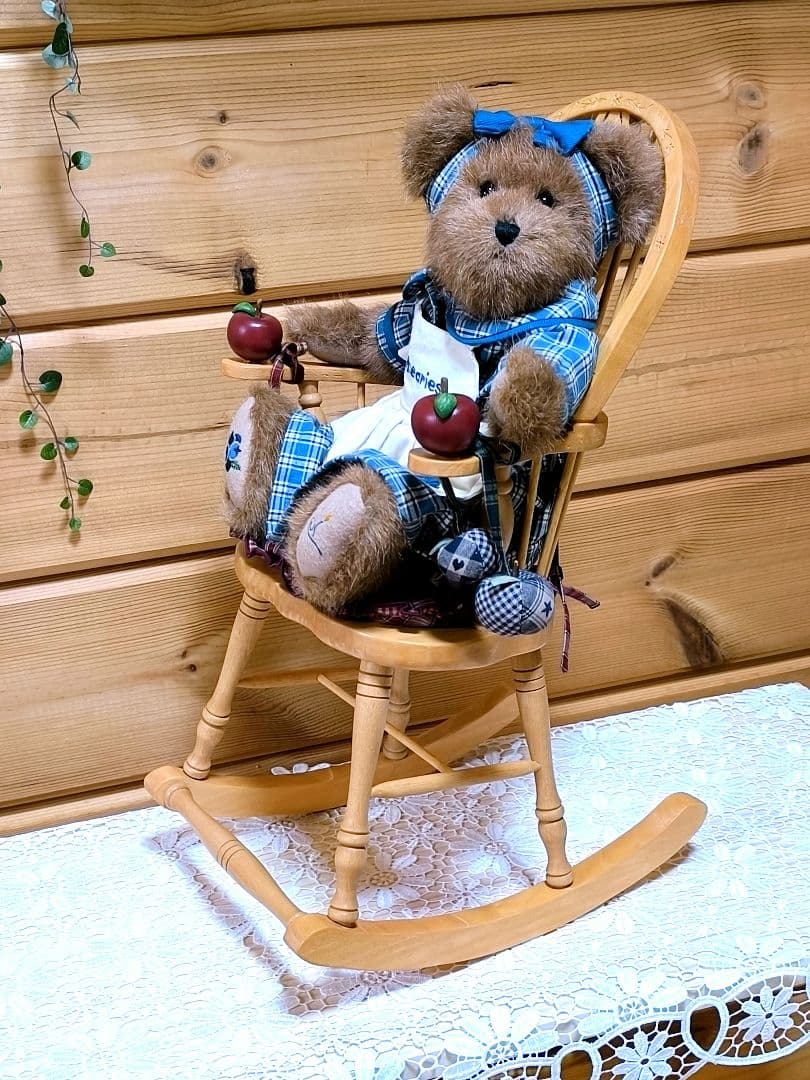 ⭐️アメリカンカントリー雑貨❤まん丸りんごのロッキングチェア✿ドール用✿