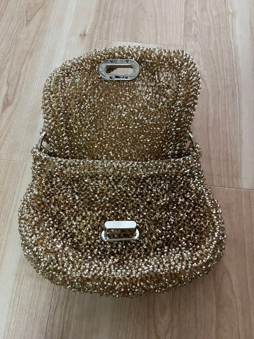 ANTEPRIMA アンテプリマ ワイヤーバッグ　ゴールド