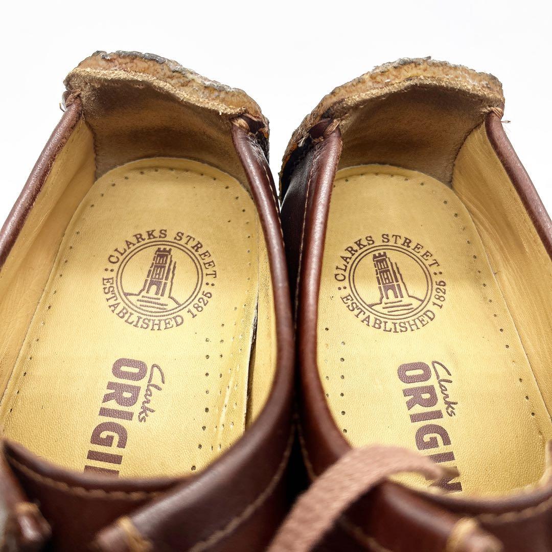 【極美品】Clarks クラークス 27.5 ナタリー レザー ブラウン