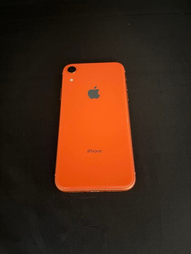 Apple iPhone XR オレンジ 充電器付き