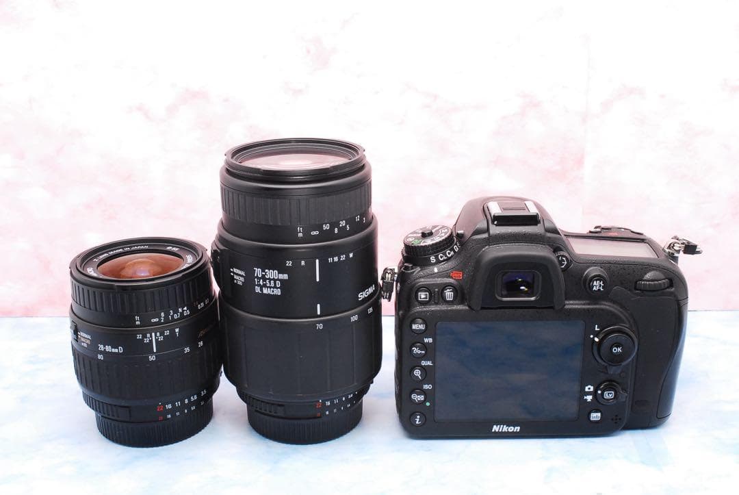 ニコン D7200★Wレンズ★一眼レフカメラ★美品★高画質＆高性能★Wi-Fi