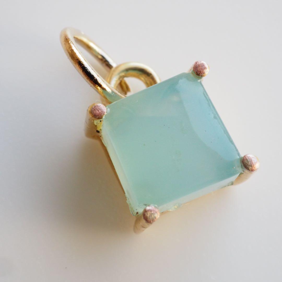 【Ruby】希少石エピドートインスキャポライトのネックレストップ