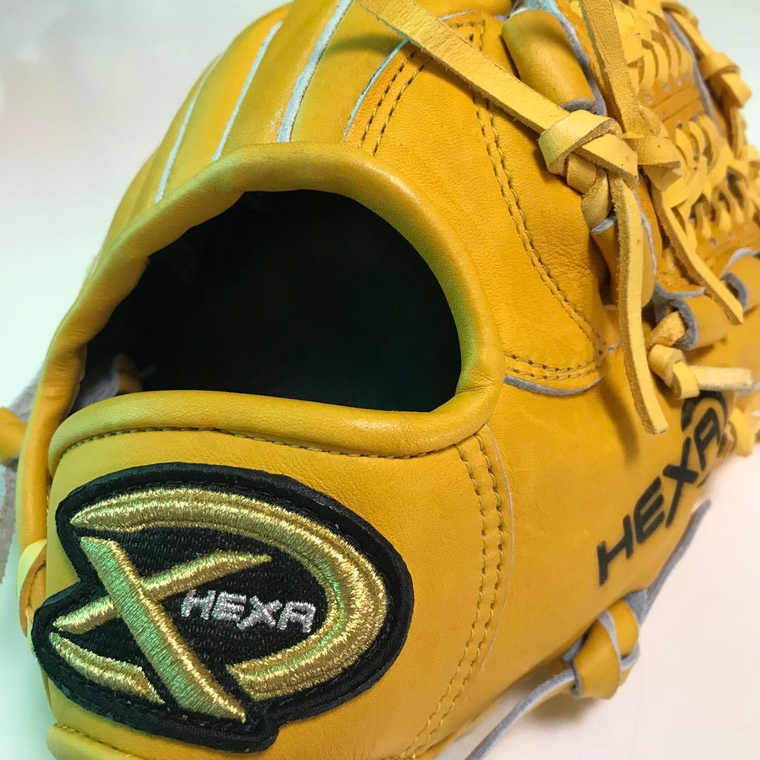 ヘキサ ヘキサスポーツ 軟式？ 野球 グローブ グラブ ◎日本製 良品 レア