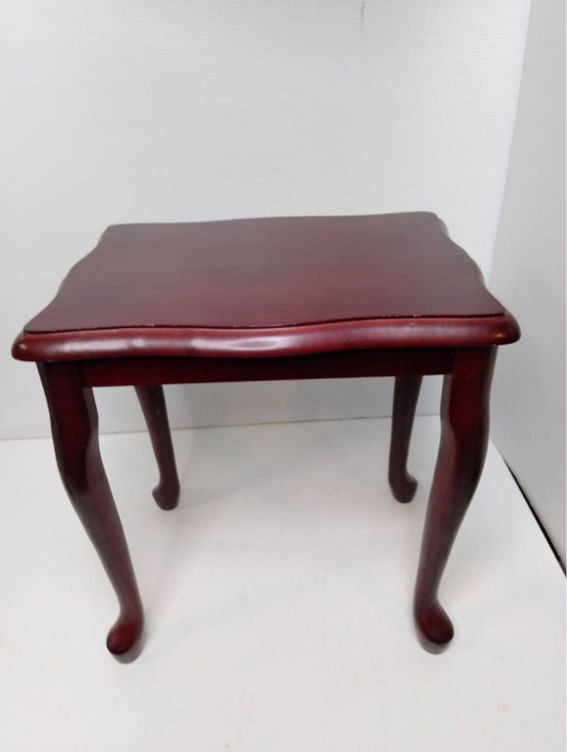 G1810 八幡産業　ネストテーブル 3段 3点セット 木製 アンティーク調