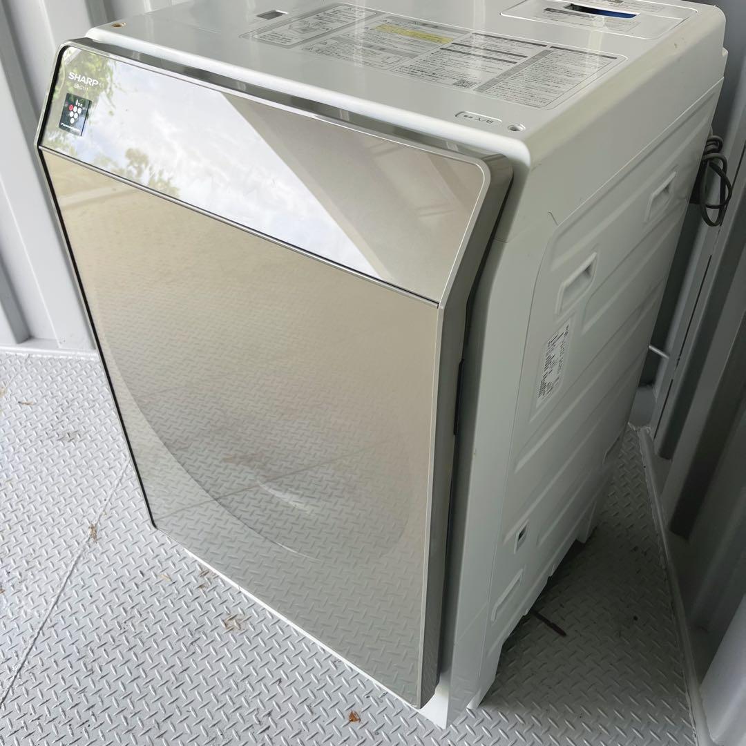 171取付無料！熱乾燥搭載！高性能SHARPミラーデザインドラム式洗濯機！