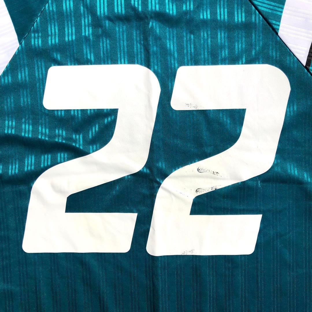 90s adidas サッカーユニフォーム セットアップ Oサイズ XL 緑 黒