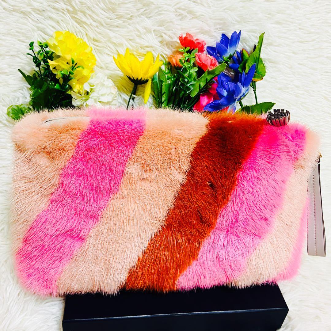 ANYA HINDMARCH✨アニヤハインドマーチ✨バッグ✨13万✨ミンクファー