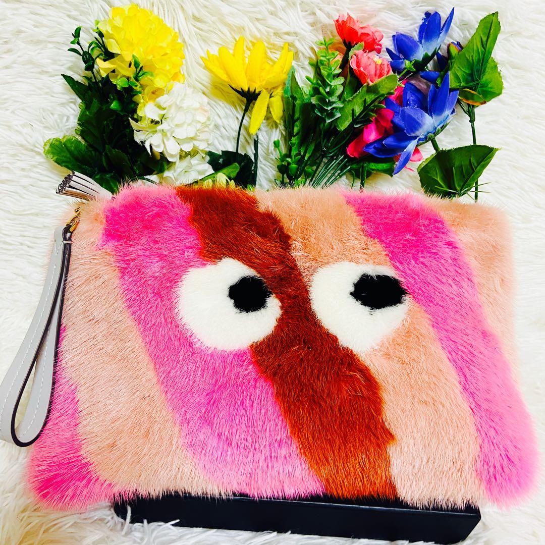 ANYA HINDMARCH✨アニヤハインドマーチ✨バッグ✨13万✨ミンクファー