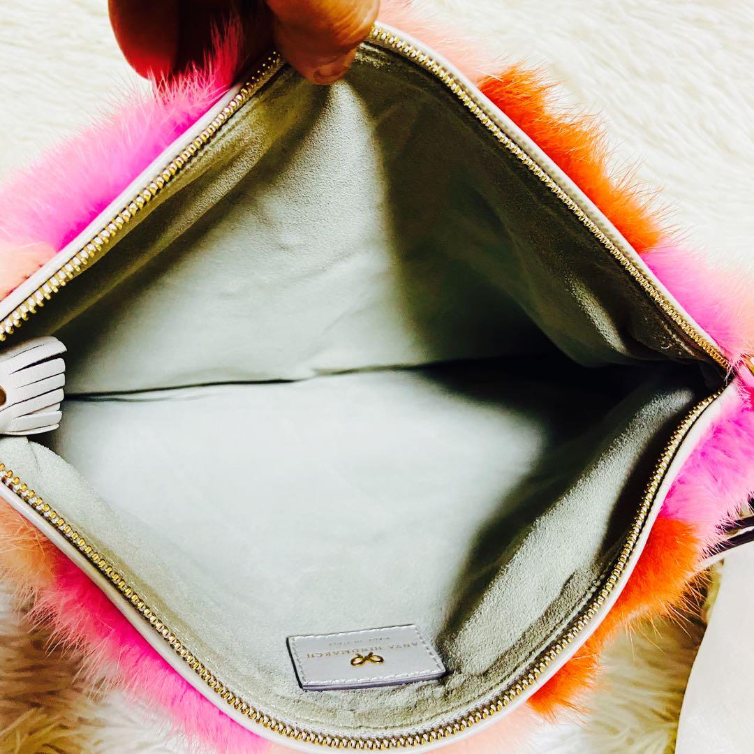 ANYA HINDMARCH✨アニヤハインドマーチ✨バッグ✨13万✨ミンクファー