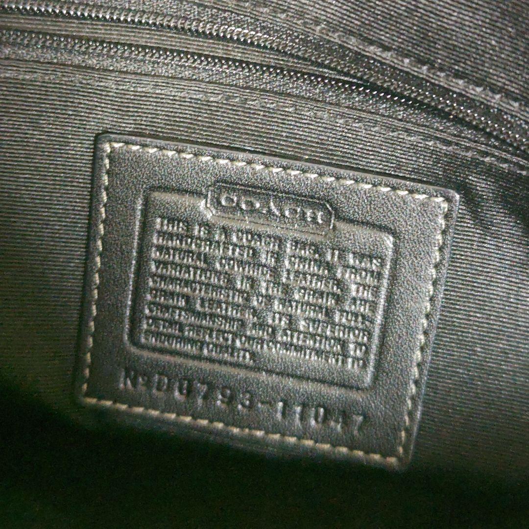 COACH ハンドバッグ　レザー　ブラック