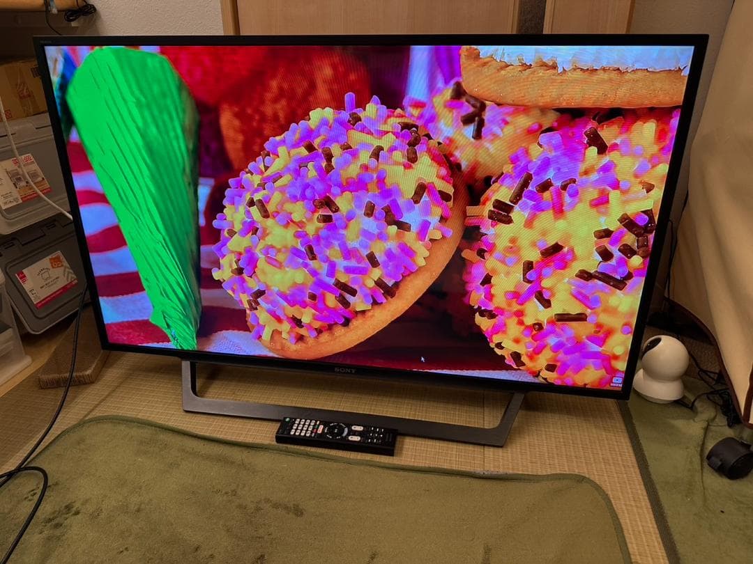 ネットフリックス可！SONY ソニー　テレビ　KJ-43W730E　17年製美品