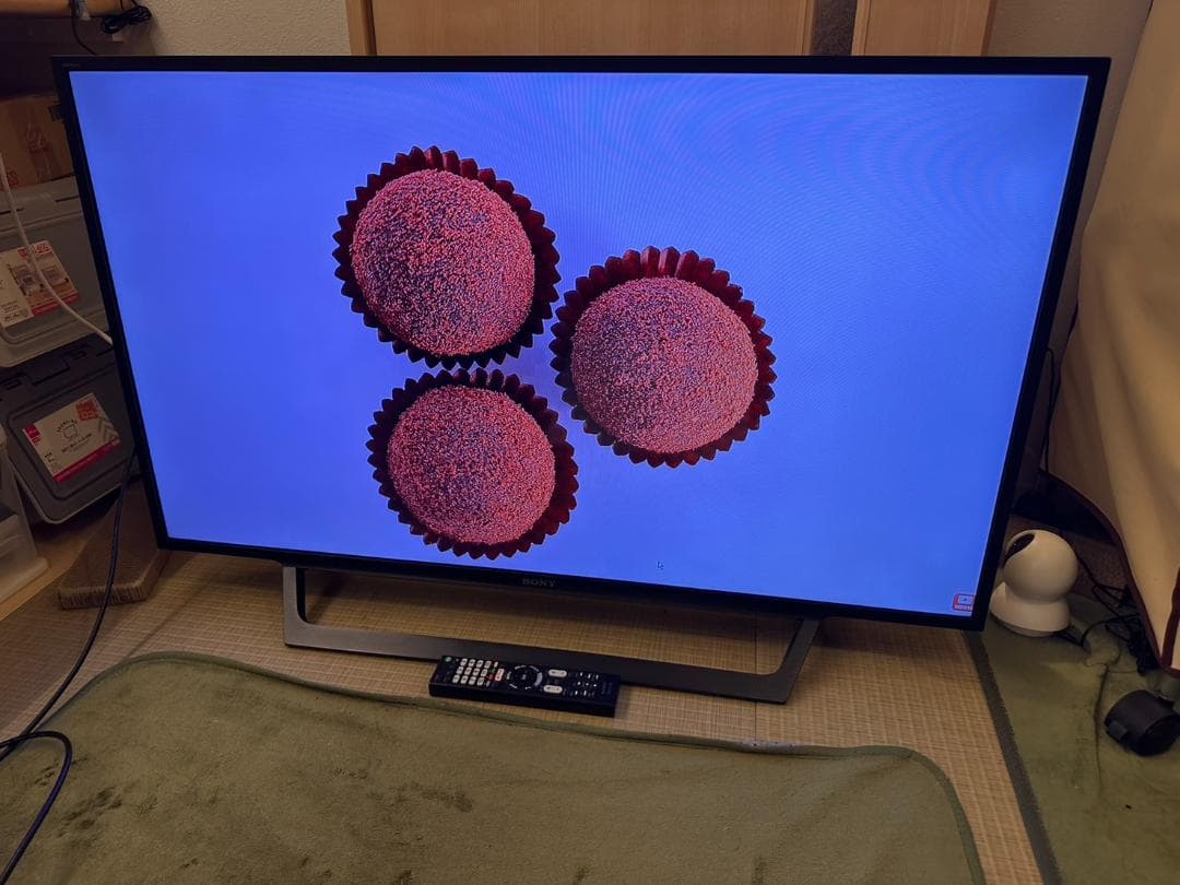 ネットフリックス可！SONY ソニー　テレビ　KJ-43W730E　17年製美品