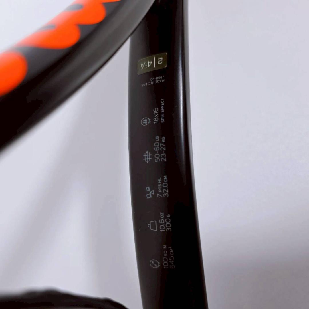 美品★Wilson ウィルソン BURN 100S v4.0 硬式テニスラケット