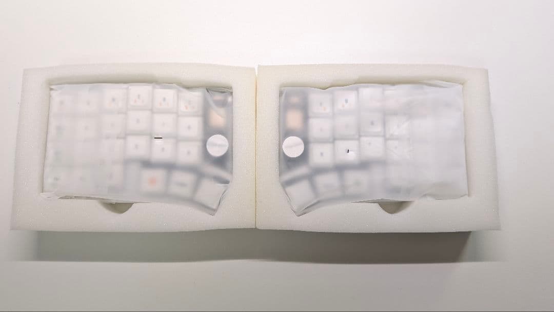 Cornix 分割キーボード シルバ・ホワイト