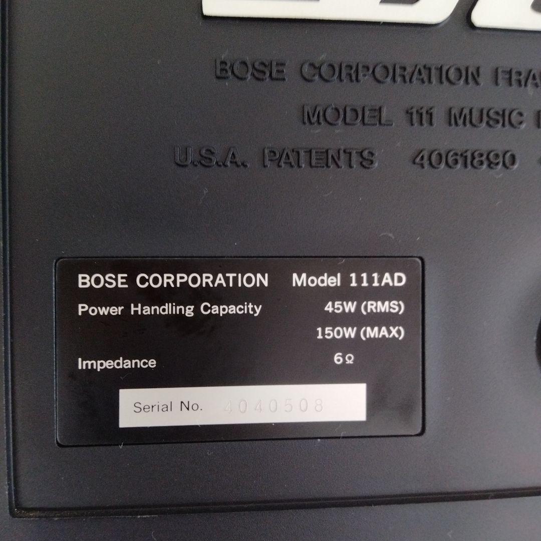Bose スピーカー 111AD　通電未確認