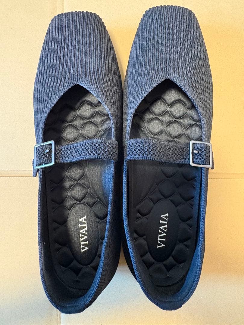 VIVALA フラットシューズ 2足、シューズクリップ