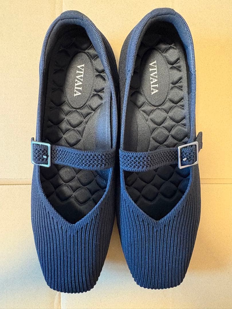 VIVALA フラットシューズ 2足、シューズクリップ