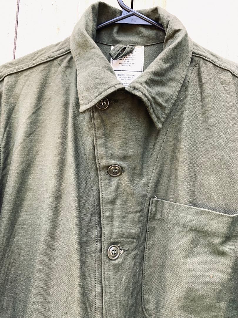 80s ヴィンテージ USA製 米軍放出品 カバーオール ツナギ アメリカ 古着
