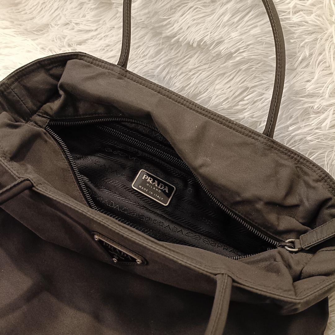 PRADA✨️　ハンドバック　黒　ブラック　三角ロゴ　ナイロン　テスート