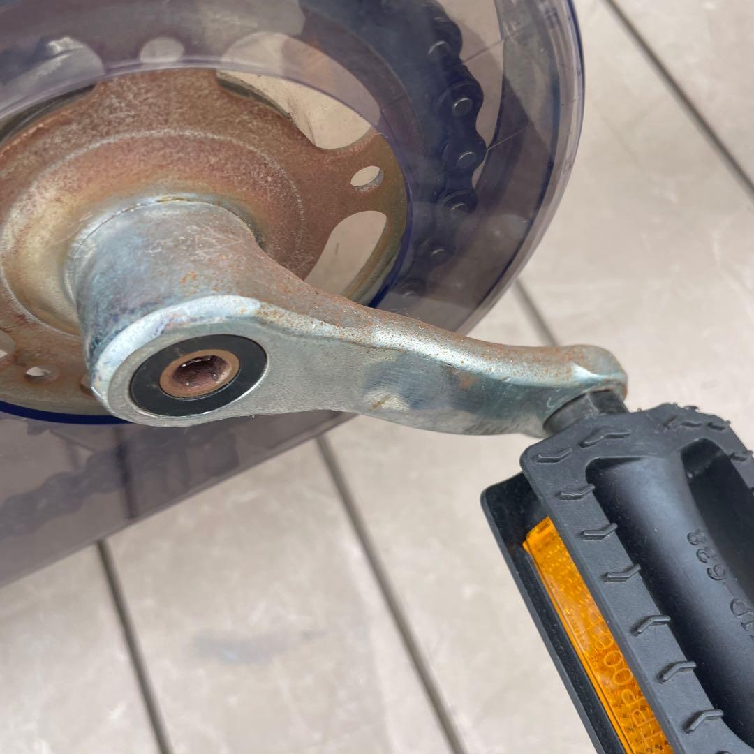 へんしんバイク 14インチ スタンド付属　紫　パープル