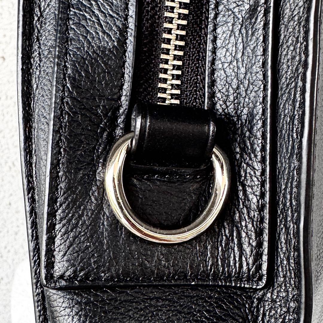 COACH コーチ ビジネスバッグ 本革 型番F73524 ブラック　安心鑑定可