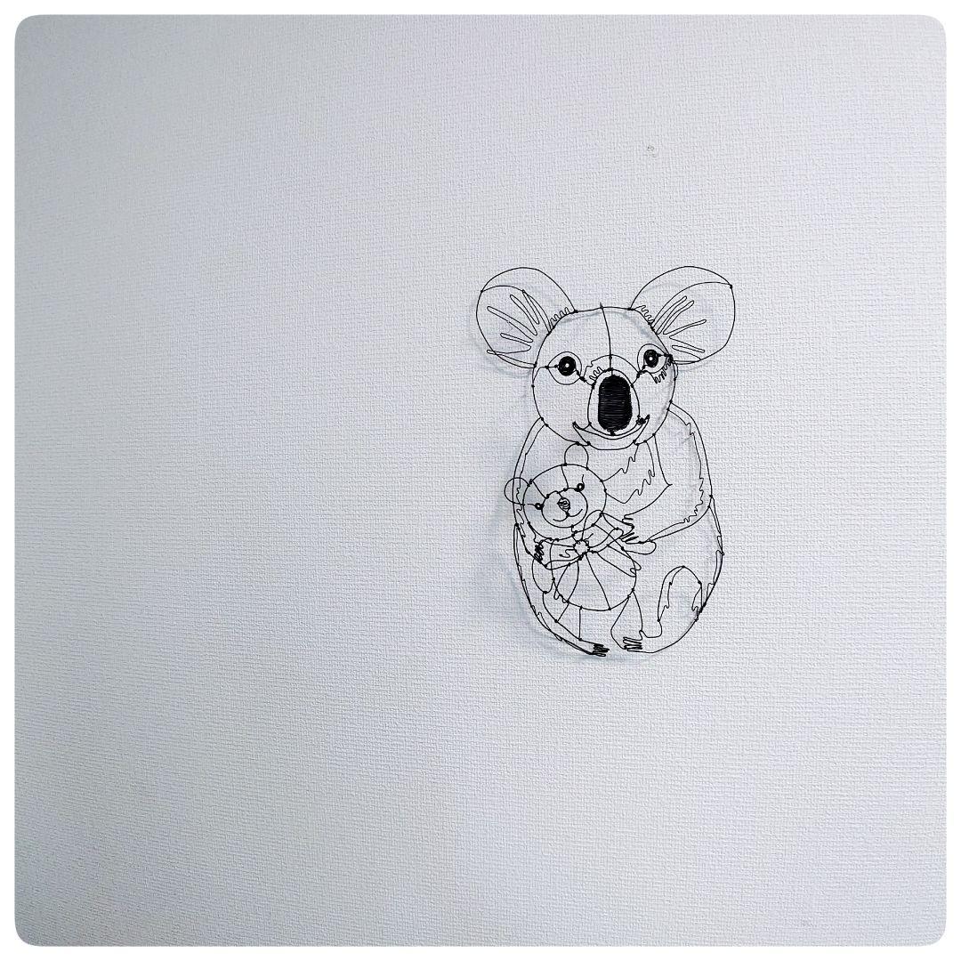 ワイヤーアート　コアラちゃん