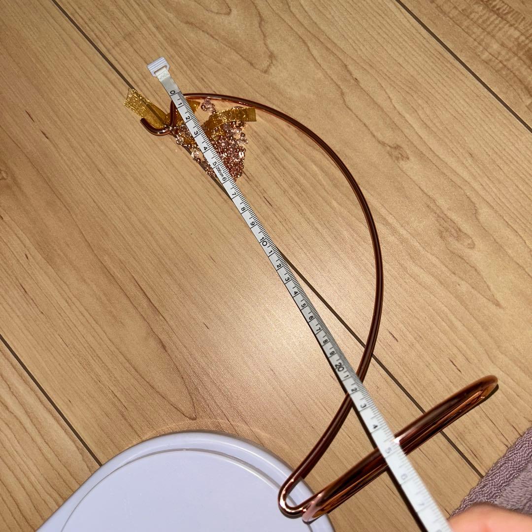 チェーンスフィア台座 ピンクアメジストスフィア セット 天然石 57.8ミリ