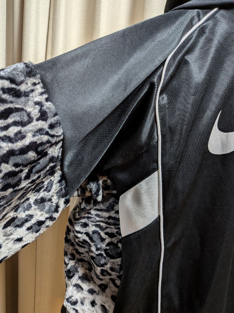 GIDEAL. ジディール レオパード リメイク トラックジャケット NIKE