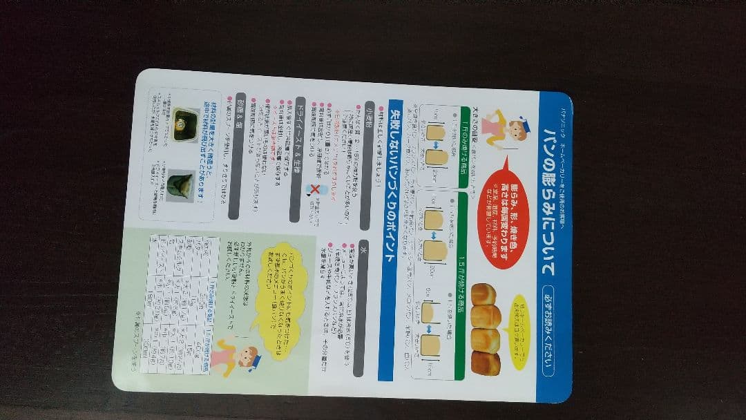 ホームベーカリー Panasonnic(家庭用)