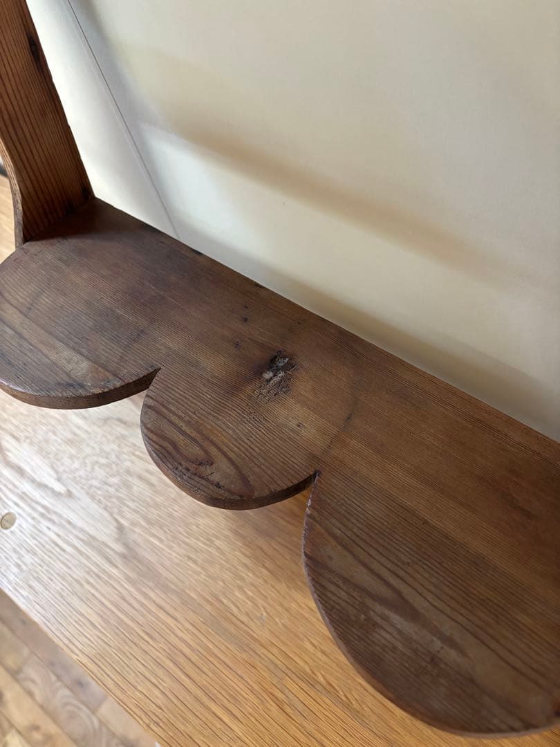 フランス　アンティークパイン　ウォールシェルフ