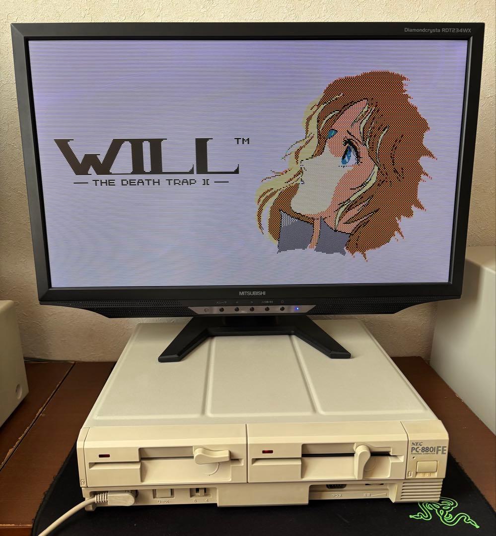 PC-8801FE 本体のみ 動作品 箱付