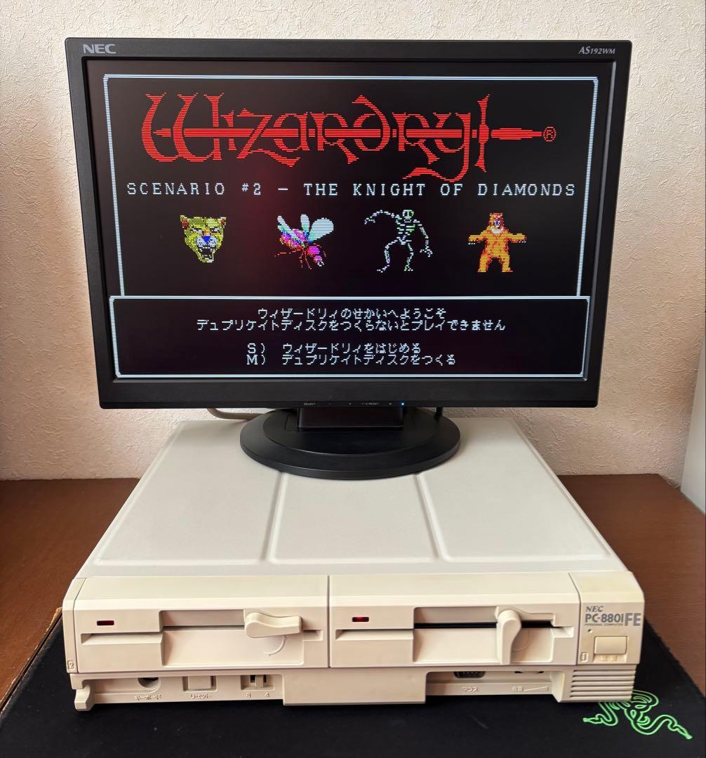 PC-8801FE 本体のみ 動作品 箱付