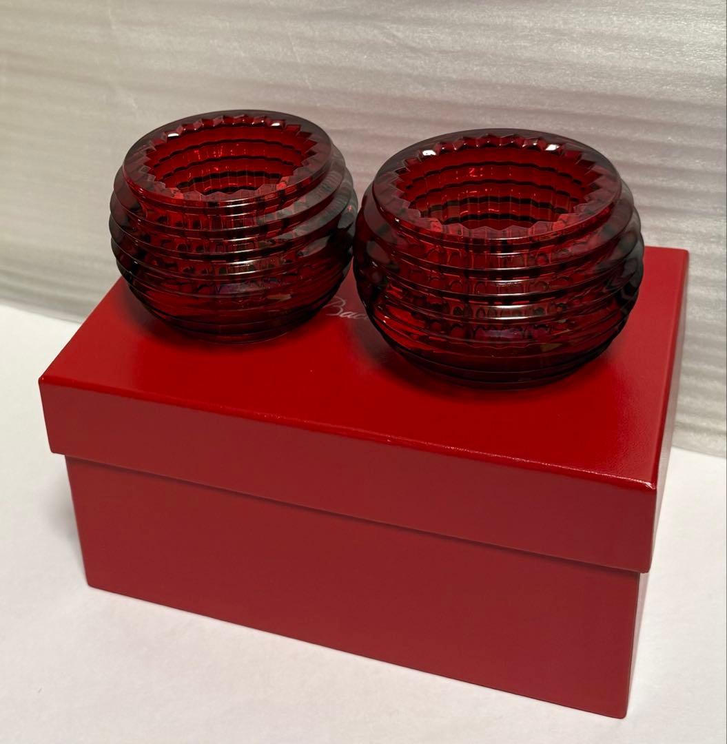 新品☆バカラ キャンドルホルダー アイ キャンドルスタンド ペア クリスマス