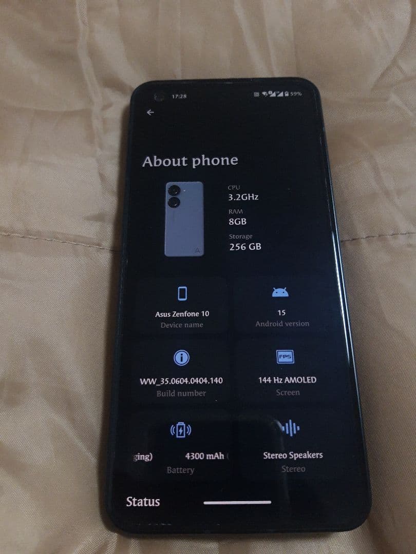 Asus Zenfone 10 8/256GB 国内版 SIMフリー
