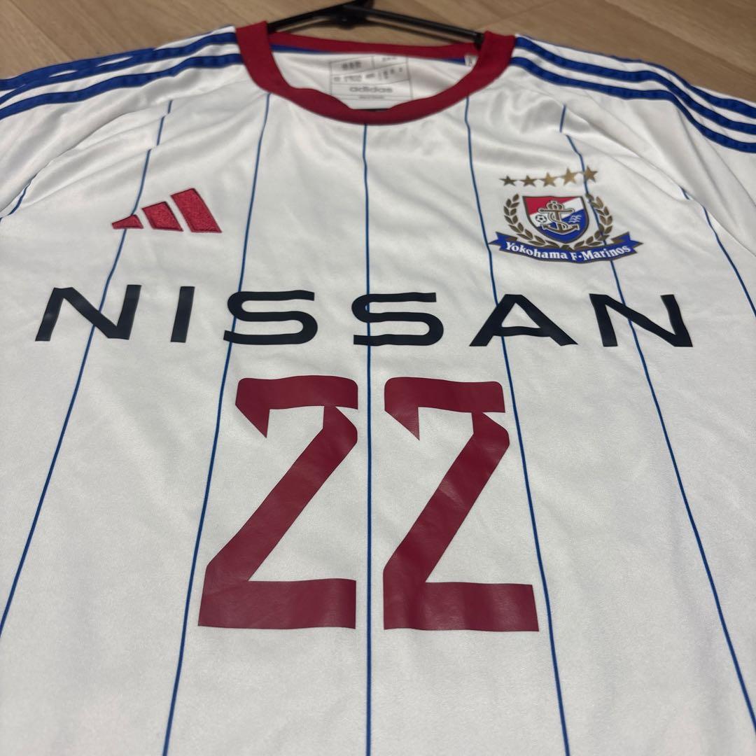 支給　adidas 横浜F・マリノス 22番　ユニ　サイズL