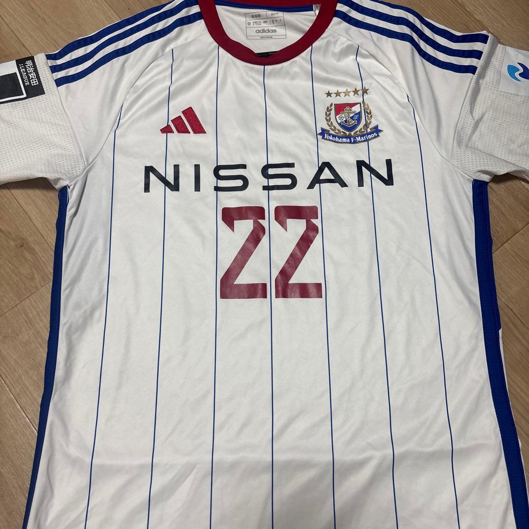 支給　adidas 横浜F・マリノス 22番　ユニ　サイズL