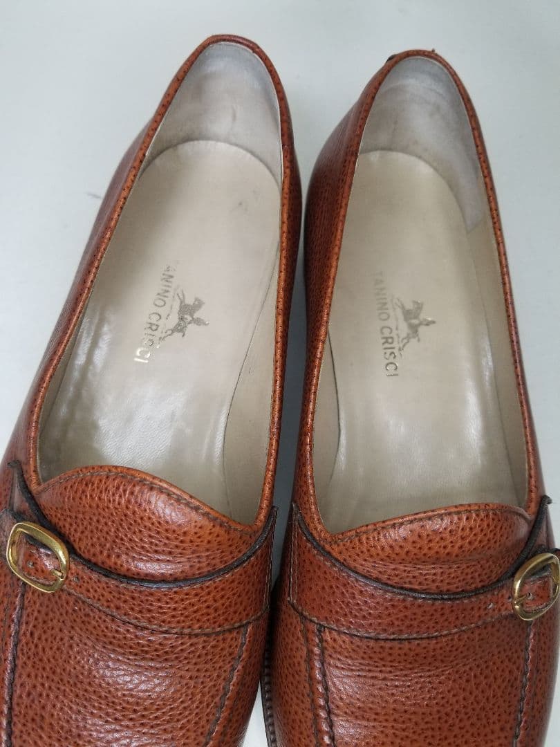 TANINO CRISCI バックル付きシングルモンクローファー 25 cm
