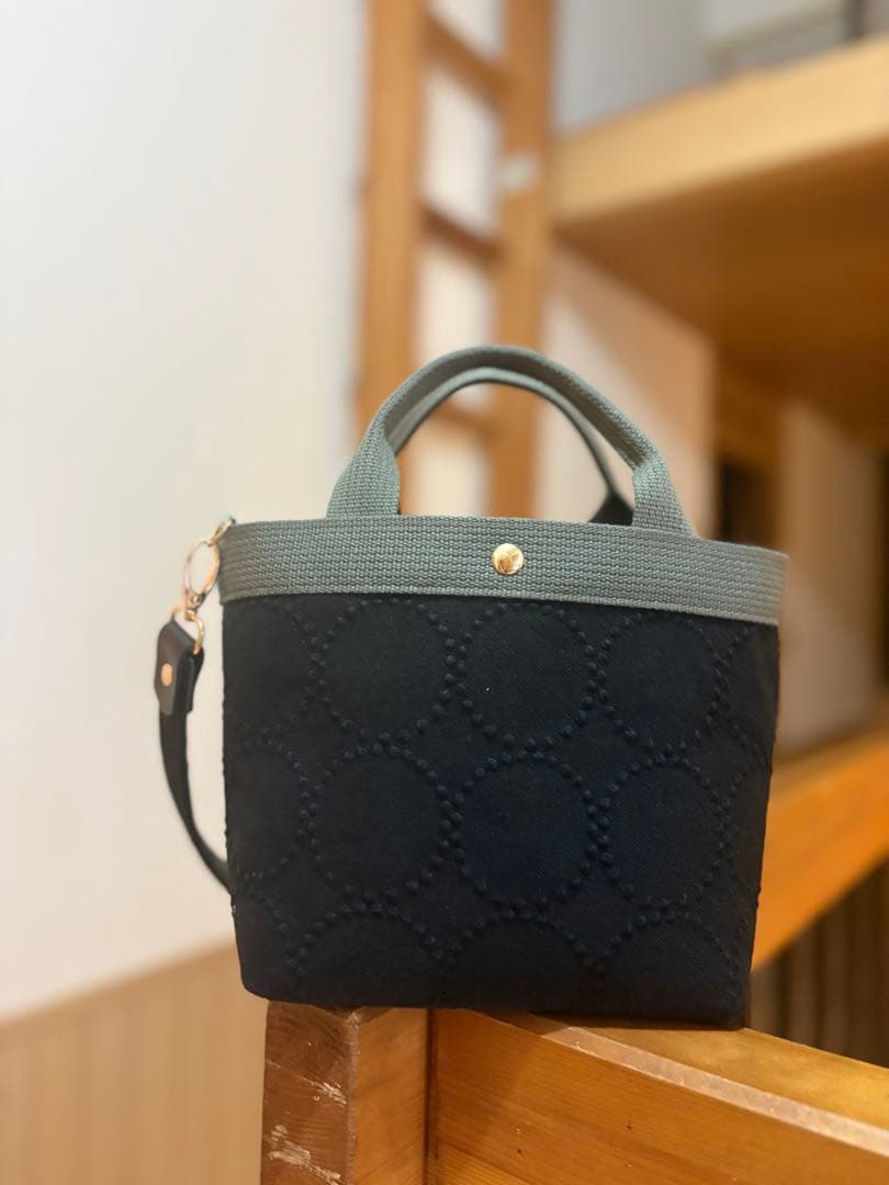 再販△ミナペルホネン△ハンドメイド△2way tape bag light