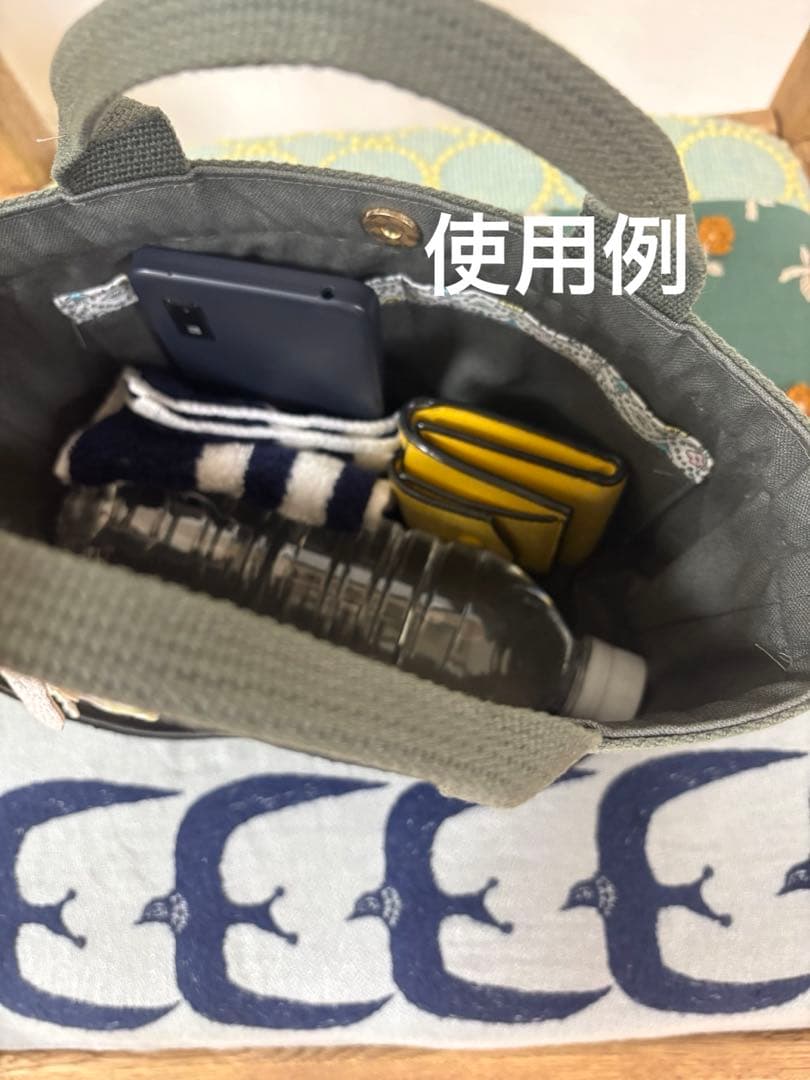 再販△ミナペルホネン△ハンドメイド△2way tape bag light