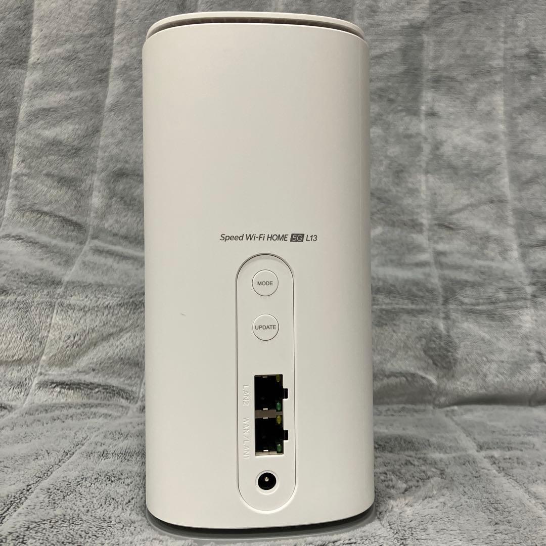 カシモ　ZTE Speed Wi-Fi  5G L13 ホワイト