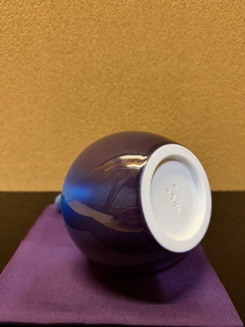 人間国宝　三代徳田八十吉　花入　共箱