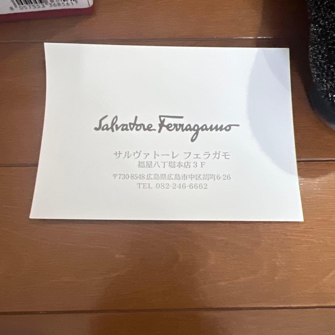 Salvatore Ferragamo ブラック フラットシューズ　6 23.5