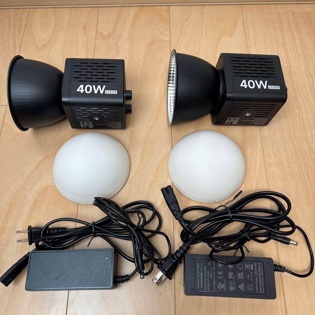 ULANZI LT028 40W バイカラー ビデオライト 2個セット